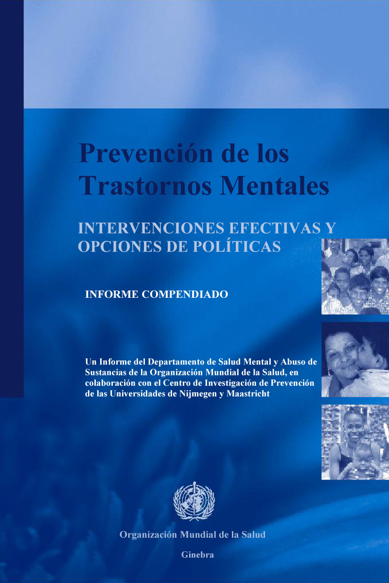 Organización Mundial De La Salud Prevención De Los Trastornos Mentales 2004